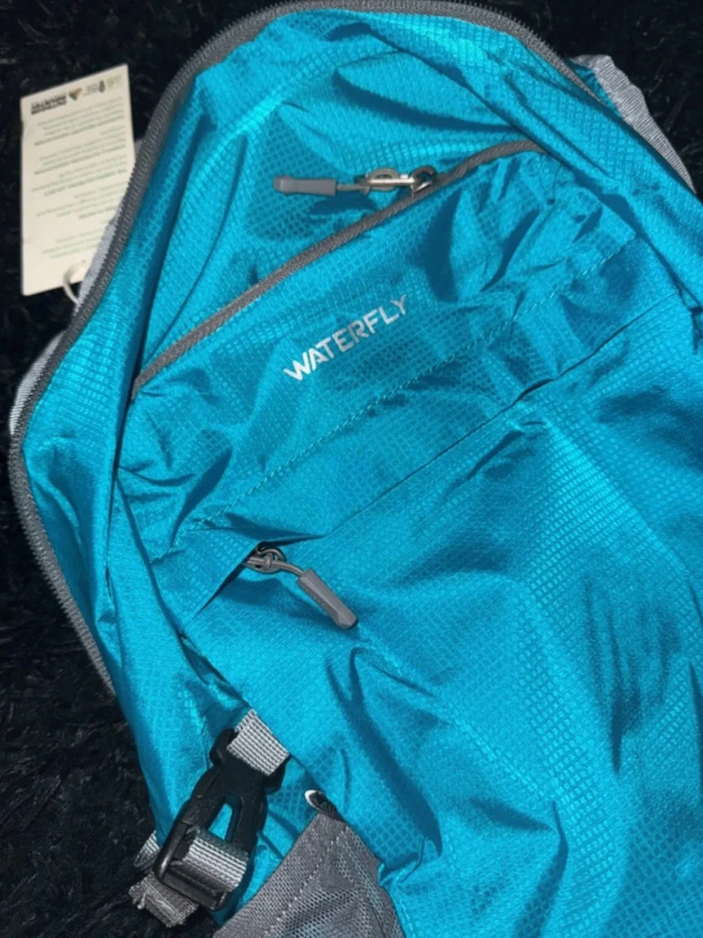 WATERFLY Lightweight Teal Daypack Backpack for Men